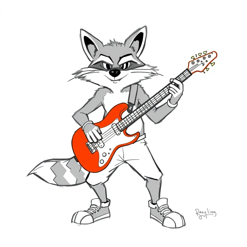 Rocky Raccoon concept art