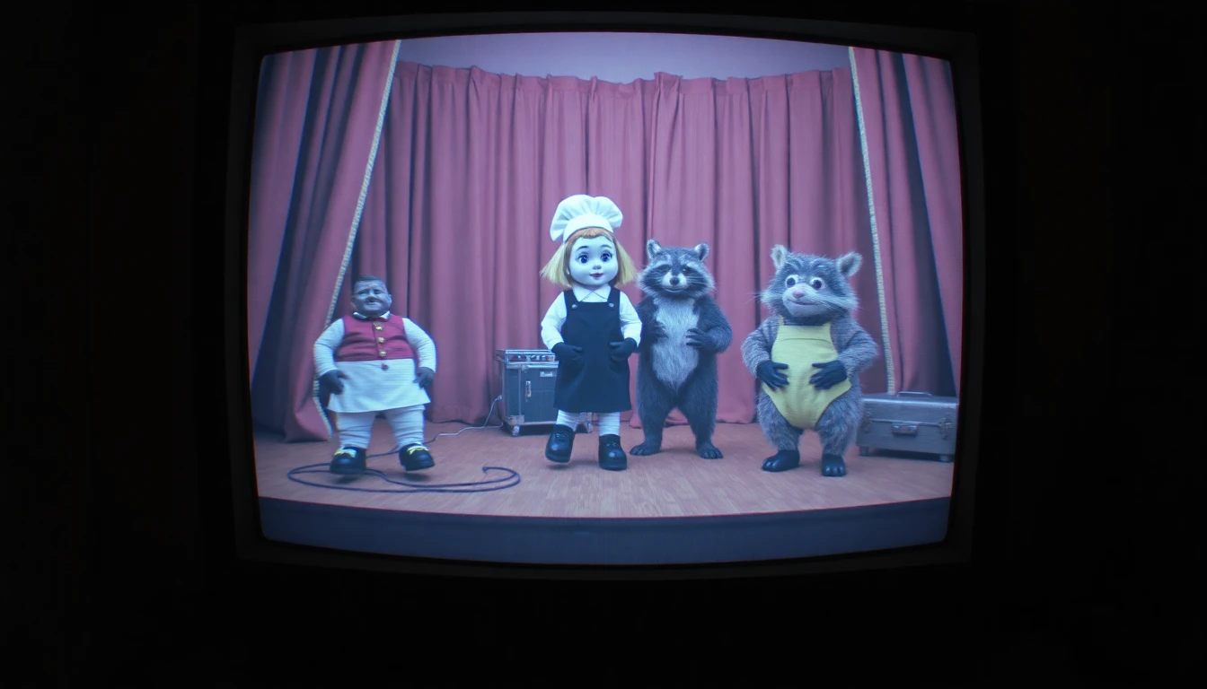 VHS tape footage of Bunzi and Friends Rehearsal